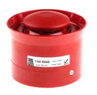 144-5946 RS PRO Conduit Box, Panel Mount, Surface Mount Electronic Sounder, 98 → 260 V ac, IP54, IP65, AC, 8-Tone