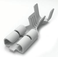 2293255-1 TE Connectivity FASTON .187 Uninsulated Female Spade Connector, Receptacle, 4.8 x 0.8mm Tab Size, 0.5mm² to 1.5mm²