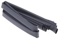 398-155 RS PRO Heat Shrink Tubing, Black 19.1mm Sleeve Dia. x 1.2m Length 2:1 Ratio