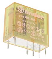 405281100000 Finder PCB Mount Relay, 110V ac Coil, 8A Switching Current, DPDT