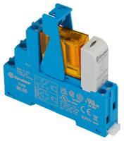 486180241060spa Finder 48 Series Interface Relay Module, DIN Rail Mount, 24V Coil, SPDT, 1-Pole, 16A Load