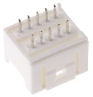 55917-1010 Molex MicroClasp Series Straight Surface PCB Header, 10 Contact(s), 2 mm Pitch, 2 Row, Shrouded
