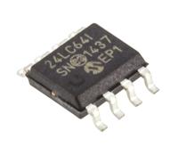 24lc64-isn Microchip 24LC64-I/SN, 64kbit Serial EEPROM Memory, 900ns 8-Pin SOIC Serial-I2C