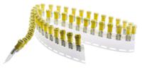 640907-2 TE Connectivity PIDG FASTON .250 Yellow Insulated Female Spade Connector, Receptacle, 6.35 x 0.81mm Tab Size, 3.3mm² to