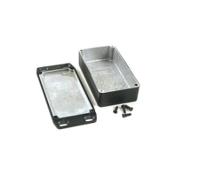 1590wbflbk Hammond 1590 Series Die Cast Aluminium Alloy Enclosure, IP65, Flanged, 113 x 60 x 31mm