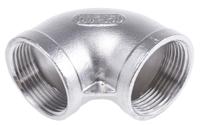 499-3079 RS PRO Stainless Steel Pipe Fitting, 90° Circular Elbow, Female G 1-1/4in x Female G 1-1/4in