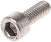 124-7370 RS PRO Stainless Steel Hex Socket Cap Screw, DIN 912, M12 x 35mm