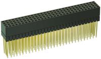 m22-6003005 HARWIN Straight Through Hole Mount PCB Socket, 120-Contact, 4-Row, 2mm Pitch, Solder Termination