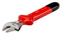 8071v Bahco Adjustable Spanner, 205 mm Overall, 24mm Jaw Capacity, Insulated Handle, VDE/1000V