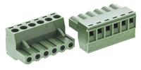 790-0711 RS PRO, 5.08mm Pitch, 6 Way, Pluggable Terminal Block, Plug, Cable Mount, Screw Termination