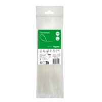 imt46409 Schneider Electric Cable Tie, , 200mm x 2.5 mm, Clear Nylon, Pk-1