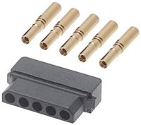 m80-8980505 HARWIN Datamate Connector Kit Containing 5 way SIL Female Shell, Crimps