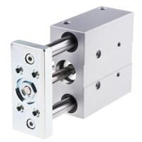 dfm-25-50-p-a-kf Festo Pneumatic Guided Cylinder - 170926, 25mm Bore, 50mm Stroke, DFM Series, Double Acting