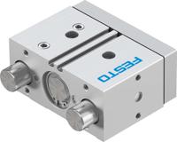 dfm-32-20-p-a-gf Festo Pneumatic Guided Cylinder - 170854, 32mm Bore, 20mm Stroke, DFM Series, Double Acting
