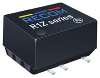 r1z-0505hp Recom R1Z DC-DC Converter, 5V dc/ 200mA Output, 4.5 → 5.5 V dc Input, 1W, Surface Mount, +70°C Max Temp -40°C