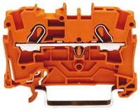 2004-1202 WAGO  TOPJOB S, 2004 Series Orange, 4mm², Single-Level, Push-In Cage Clamp Termination, ATEX, IECEx