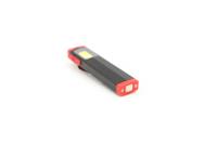 219-8139 RS PRO LED Pocket Torch Black, Red - Rechargeable 400 lm, 89 mm