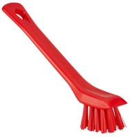 39514 Vikan Hard Bristle Red Scrub Brush, 20mm bristle length