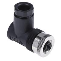t4112002041-000 TE Connectivity Circular Connector, 4 Contacts, Cable, M12 Connector, Socket, Female, IP67, T411 Series