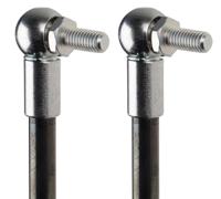 ssv1080800003 Camloc Steel Gas Strut, with Ball & Socket Joint, 560.0mm Extended Length, 250.0mm Stroke Length