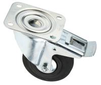 3377pvj100p62 Tente Braked Swivel Castor Wheel, 75kg Capacity, 100mm Wheel