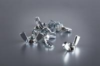 521-866 24mm Bright Zinc Plated Steel Wingnut, M5