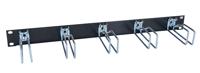 7257005 Rittal Steel Cable Management Panel for Use with Horizontal Management of the Patch Cables, 5 Rings