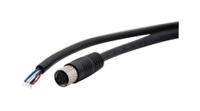 rnd-205-01148 RND Female 6 way Straight M8 to Free End Cable Connector Cable, 2 m