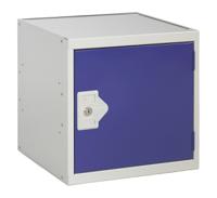 833-2942 RS PRO 1 Door Steel Blue Storage Locker, 380 mm x 380 mm x 380mm