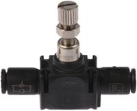 7770-06-00 Legris 7770 Series Tube Flow Regulator, 6mm Tube Inlet Port x 6mm Tube Outlet Port