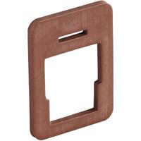 731423002-gm-207-3-nbr-light-brown Hirschmann Brown Flat Gasket for use with GB series cable socket