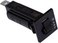 w28-xq1a-10 TE Connectivity Thermal Circuit Breaker - W28  Single Pole 32 V dc, 250V ac Voltage Rating Panel Mount, 10A Current