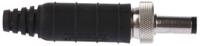 761ks15 Switchcraft DC Plug Rated At 5.0A, Cable Mount, length 57mm, Nickel, IP68