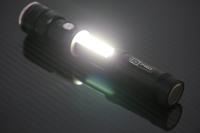176-6030 RS PRO LED Torch Black - Rechargeable 550 lm, 175 mm