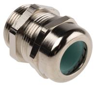 53112533 Lapp SKINTOP Series Nickel Plated Brass Cable Gland, M25 Thread, 9mm min., 17mm max., IP68