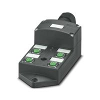 1516852 Phoenix Contact SACB Series Sensor Box, M12, 5 way, 4 port