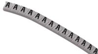 901-10413 HellermannTyton Helagrip Slide On Cable Marker, Black on White, Pre-printed "A", 2 → 5mm Cable,