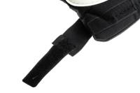 154-851 RS PRO Black Rubber Adjustable Strap Knee Pad Resistant to Water