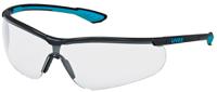 9193376 uvex sportstyle Anti-Mist UV Safety Glasses, Clear PC Lens