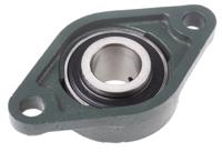 ucfl207-20 2 Hole Flange Bearing Unit 19mm ID