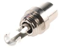 484-9348 RS Pro Black, Natural Cable Mount RCA Socket with Nickel Plated Contacts, 5A