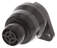 ae30m-tt-01 Moflash AE30M Series Panel Mount Buzzer, 12 V dc, 75dB at 1 m, IP34, DC, Single-Tone