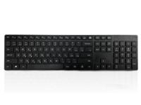 kybac301-btbk-cz Ceratech KYBAC301-BTBK-CZ Wireless USB Keyboard, QWERTY, Black