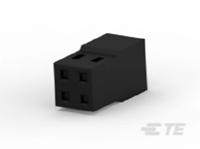 2316108-4 TE Connectivity, AMPMODU Female PCB Connector Housing, 2mm Pitch, 4 Way, 2 Row