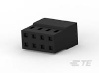 2316108-8 TE Connectivity, AMPMODU Female PCB Connector Housing, 2mm Pitch, 8 Way, 2 Row