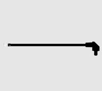 szr1-1000-f4pd SZR1-10.00-F4PD Bivar, Panel Mount Right Angle Flexible LED Light Pipe, Round Lens