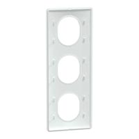 s320726 Schneider Electric White, 3 Gang, Ovalis C Series