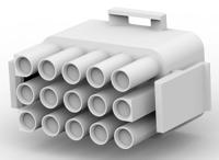 350736-4 TE Connectivity, Universal MATE-N-LOK Male Connector Housing, 6.35mm Pitch, 15 Way, 3 Row