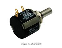 534-1-1-502 Vishay 534 5kΩ Rotary Potentiometer 10-Turns 1-Gang Bushing Mount,