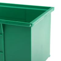 484-4040 RS PRO PP Storage Bin, 240mm x 150mm x 130mm, Green